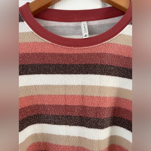 Z Supply Striped Sweater Size Medium - Picture 3 of 4